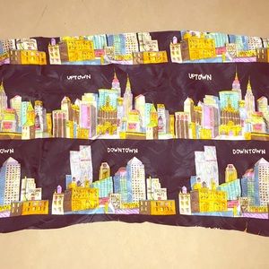 Nicole Miller silk scarf